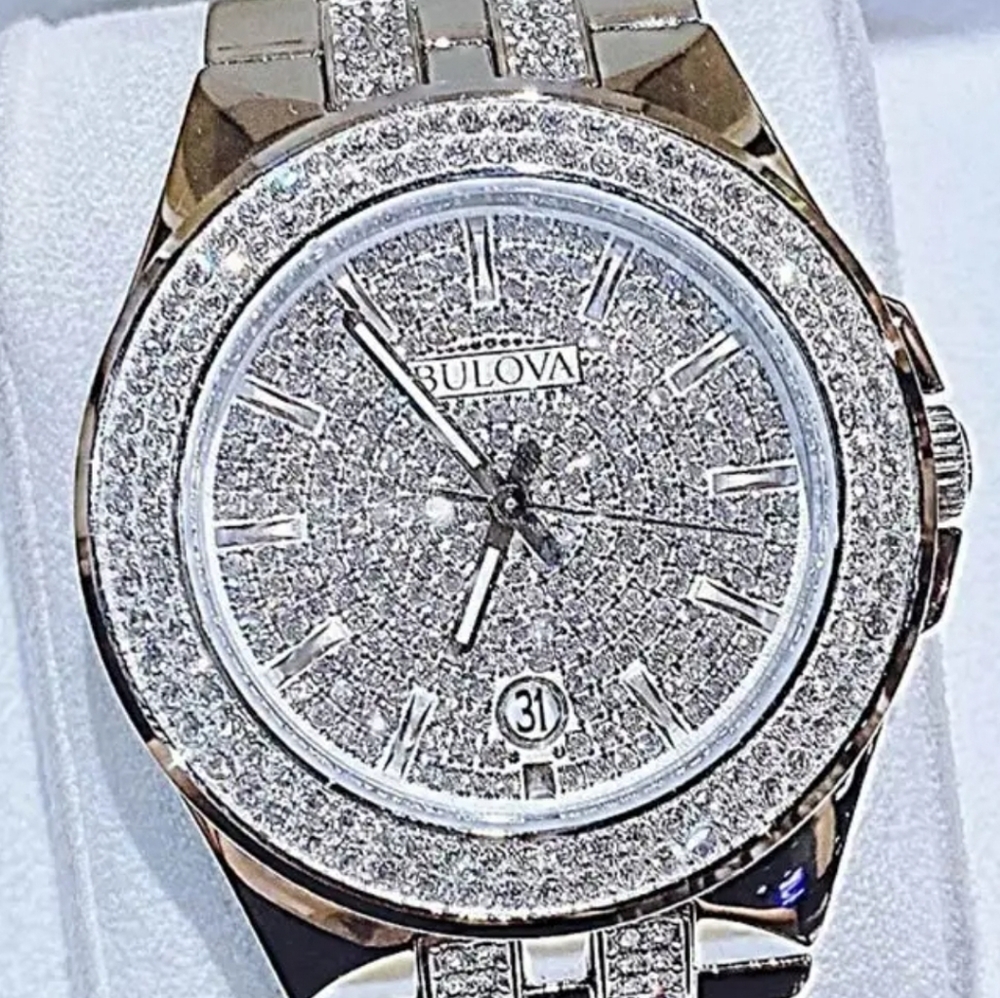 ***BRAND NEW*** Bulova Phantom Men's Crystal Pave Watch - Picture 2 of 10